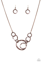Load image into Gallery viewer, Progressively Vogue Copper Necklace
