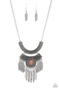 Desert Devotion Brown Necklace