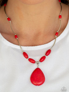 Explore the Elements- Red necklace