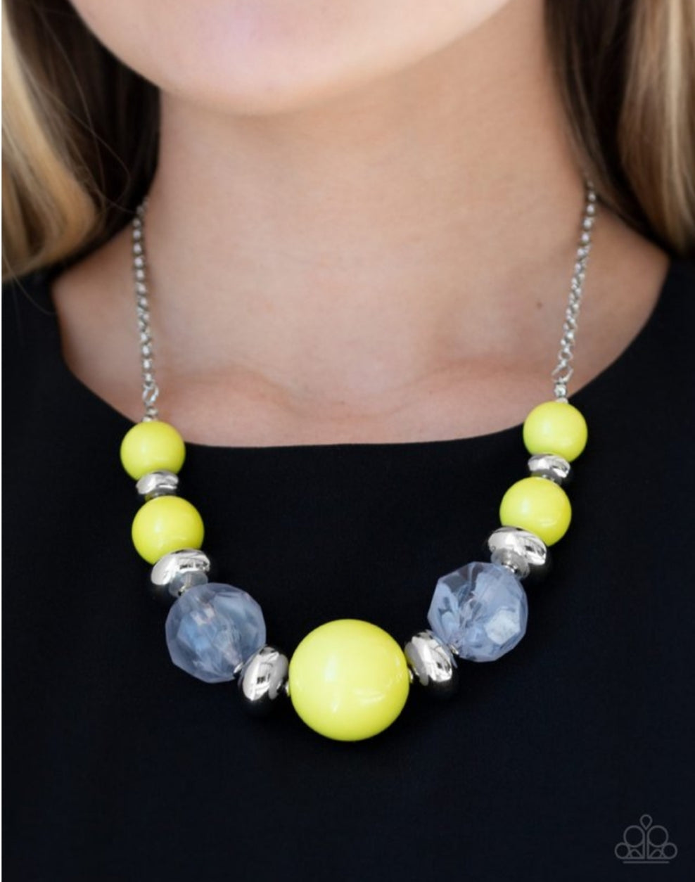 Daytime Drama Yellow Necklace