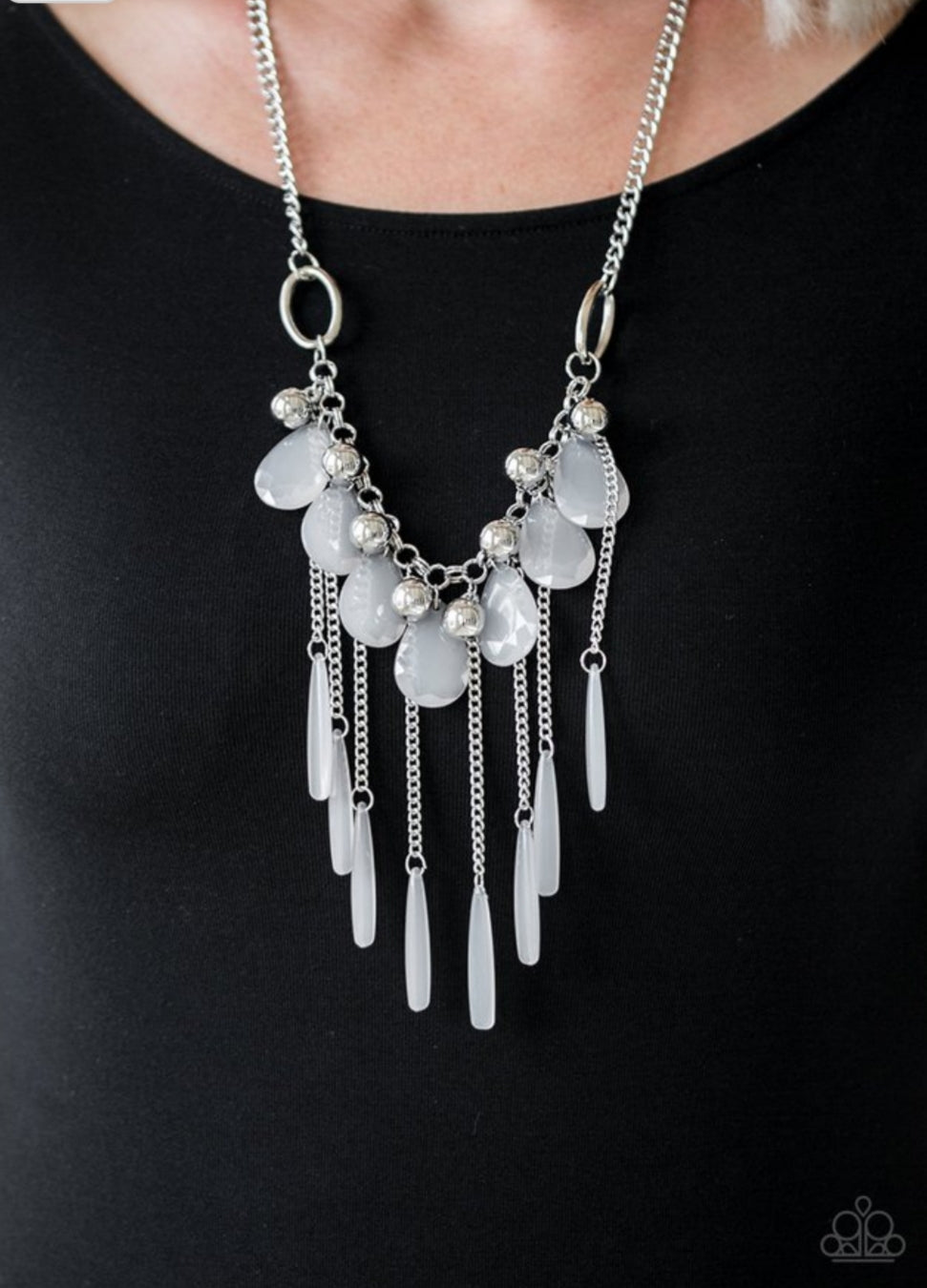 Roaring Riviera Silver Necklace