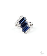 Load image into Gallery viewer, Triple Razzle Blue Ring
