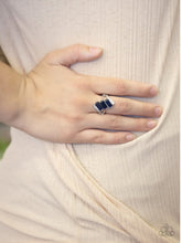 Load image into Gallery viewer, Triple Razzle Blue Ring
