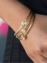 Load image into Gallery viewer, Be All You Can BEDAZZLE Gold Bracelet
