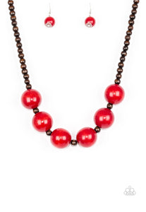 Oh  My Miami Red Necklace