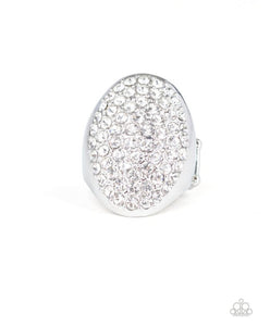 Bling Scene White Ring