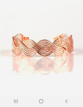 Load image into Gallery viewer, Braided Brilliance Copper Bracelet
