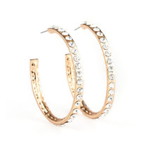 Load image into Gallery viewer, Global Gleam Gold Hoop Earrings
