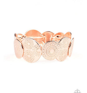 Pleasantly Posy-Rose Gold Bracelet