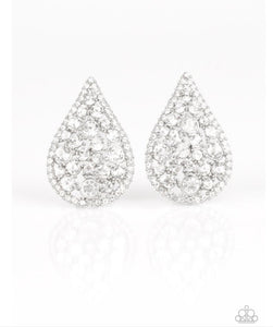 REIGN-Storm White Post Earrings