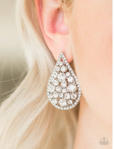 REIGN-Storm White Post Earrings