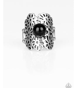 Flower Shower Black Ring