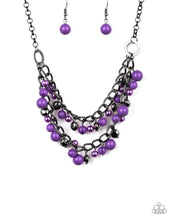 Load image into Gallery viewer, Watch Me Now Purple Necklace

