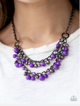 Load image into Gallery viewer, Watch Me Now Purple Necklace
