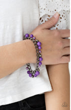 Load image into Gallery viewer, Hold My Drink Purple Bracelet
