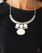 Load image into Gallery viewer, Commander in CHIEFETTE White Necklace
