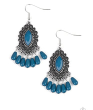 Load image into Gallery viewer, Private Villa Blue Earrings
