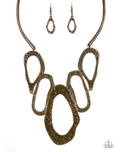 Prime Prowess Brass Necklace