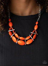 Load image into Gallery viewer, Law Of The Jungle Orange Necklace
