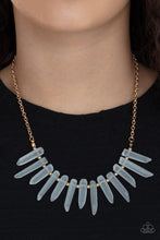 Load image into Gallery viewer, Ice Age Intensity Gold Necklace
