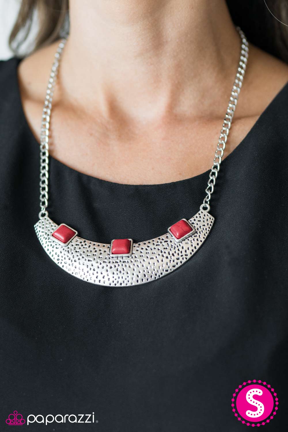 Fierce Fascination Red Necklace