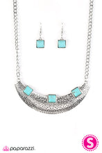 Load image into Gallery viewer, Fierce Fascination Blue Necklace
