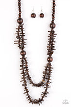 Load image into Gallery viewer, Hey BAY BAY Brown Necklace
