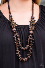 Load image into Gallery viewer, Hey BAY BAY Brown Necklace
