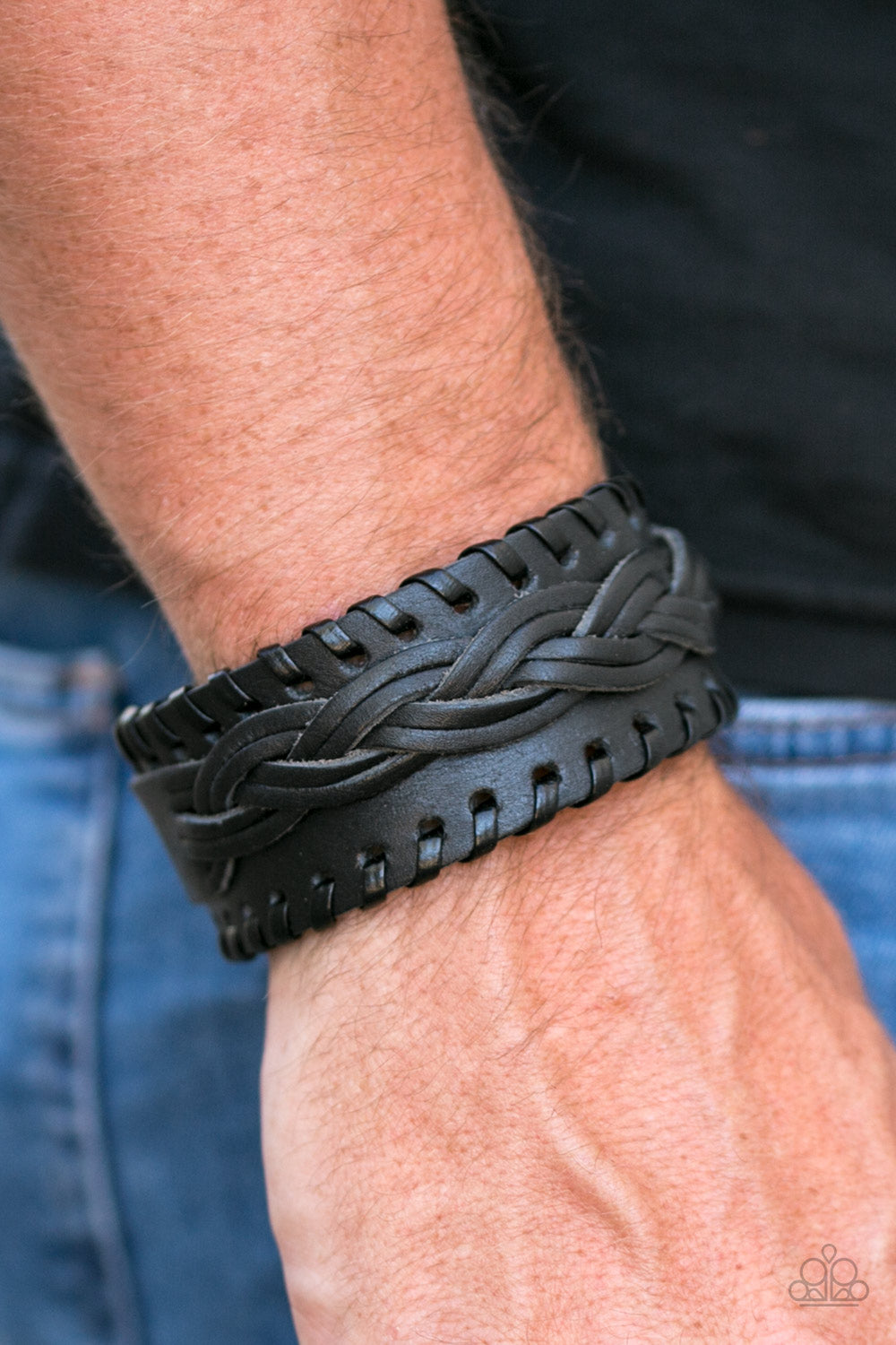 Road Show Black Braid Bracelet