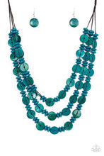 Load image into Gallery viewer, Barbados Bopper Blue Necklace
