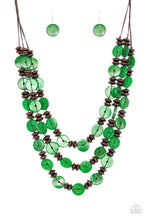 Load image into Gallery viewer, Key West Walkabout Green Necklace
