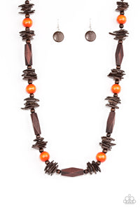Cozumel Coast Orange Necklace
