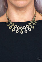 Load image into Gallery viewer, Geocentric Brass Necklace
