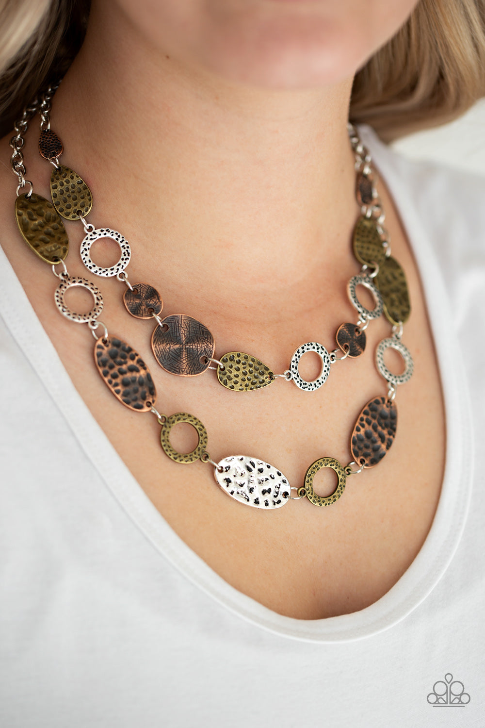 Trippin' On Texture Multi Necklace