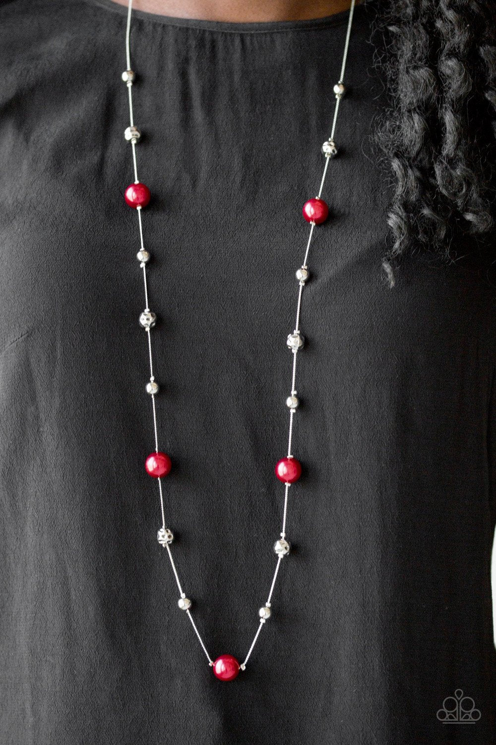 Eloquently Elegant Red Necklace
