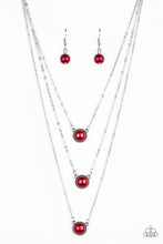 Load image into Gallery viewer, A Love For Luster Red Necklace
