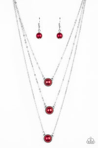 A Love For Luster Red Necklace