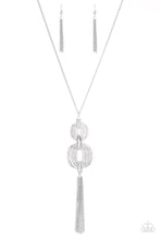 Load image into Gallery viewer, Timelessly Tasseled - Silver Necklace
