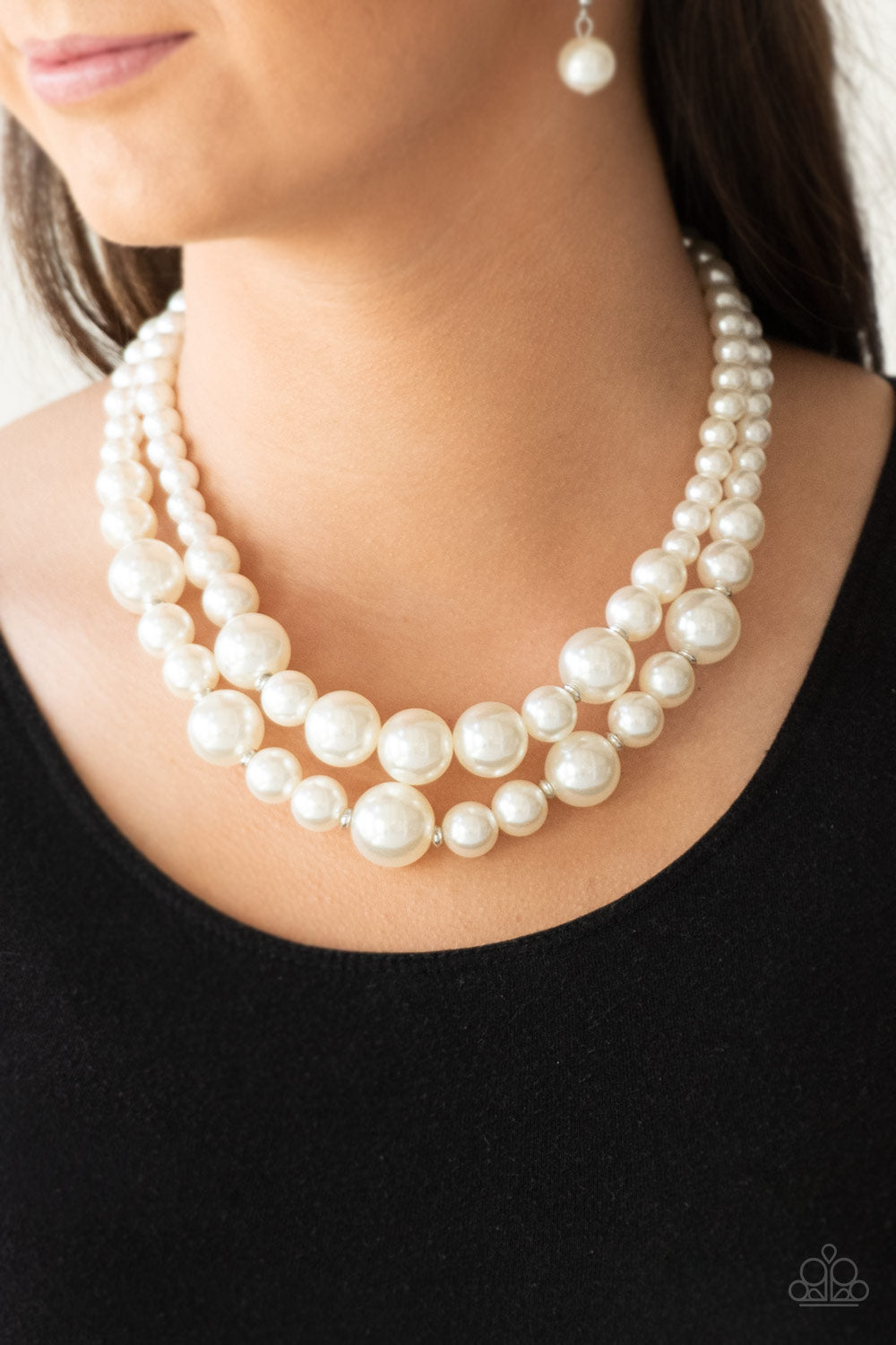 The More The Modest White Necklace