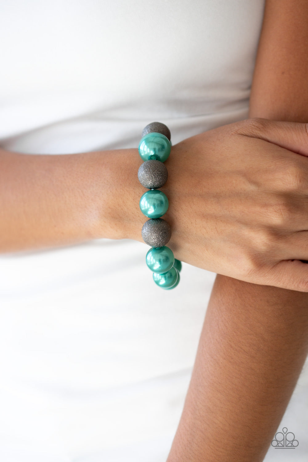 Humble Hustle Green Bracelet