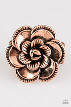 Load image into Gallery viewer, FLOWERBED And Breakfast Copper Ring
