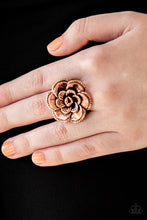 Load image into Gallery viewer, FLOWERBED And Breakfast Copper Ring
