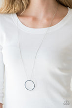 Load image into Gallery viewer, Center Of Attention Blue Necklace
