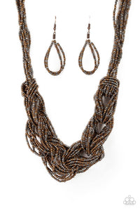 City Catwalk Copper Necklace