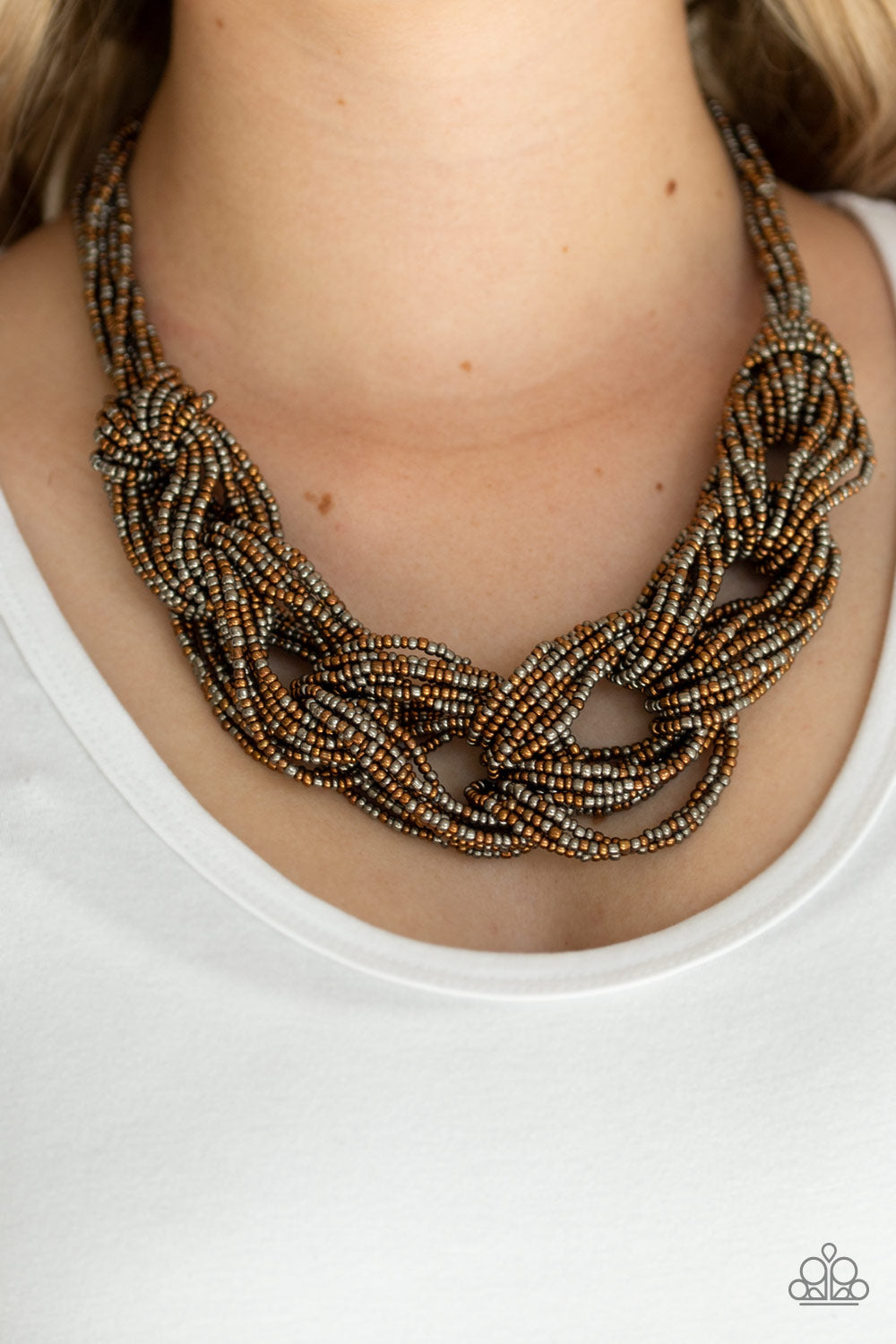 City Catwalk Copper Necklace