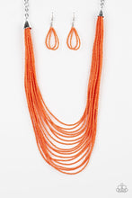 Load image into Gallery viewer, Peacefully Pacific Orange Necklace
