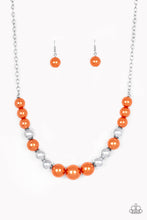 Load image into Gallery viewer, Take Note Orange Necklace
