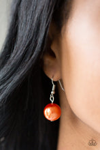 Load image into Gallery viewer, Take Note Orange Necklace
