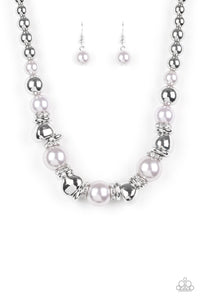 Hollywood HAUTE Spot Silver Necklace