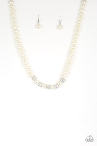 Posh Boss White Necklace